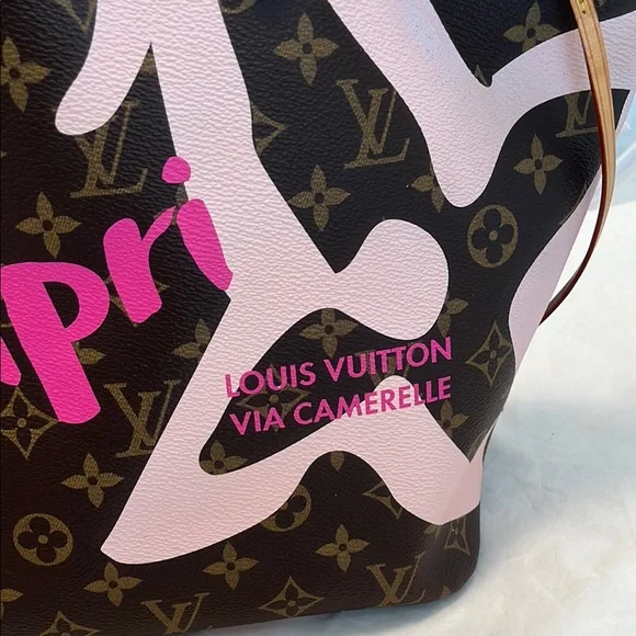 Louis Vuitton Tahitienne Cities Capri Neverfull MM - Picture 5 of 15